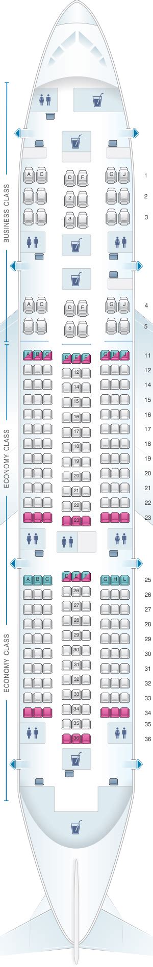 Kenya Airways Seat Maps .